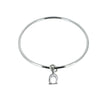 Equestrian Stirrup Charm Bangle