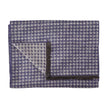 Blue Houndstooth Bamboo Scarf