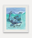 Grey Seal  - Mounts Bay Sea Life Series - Giclée Print