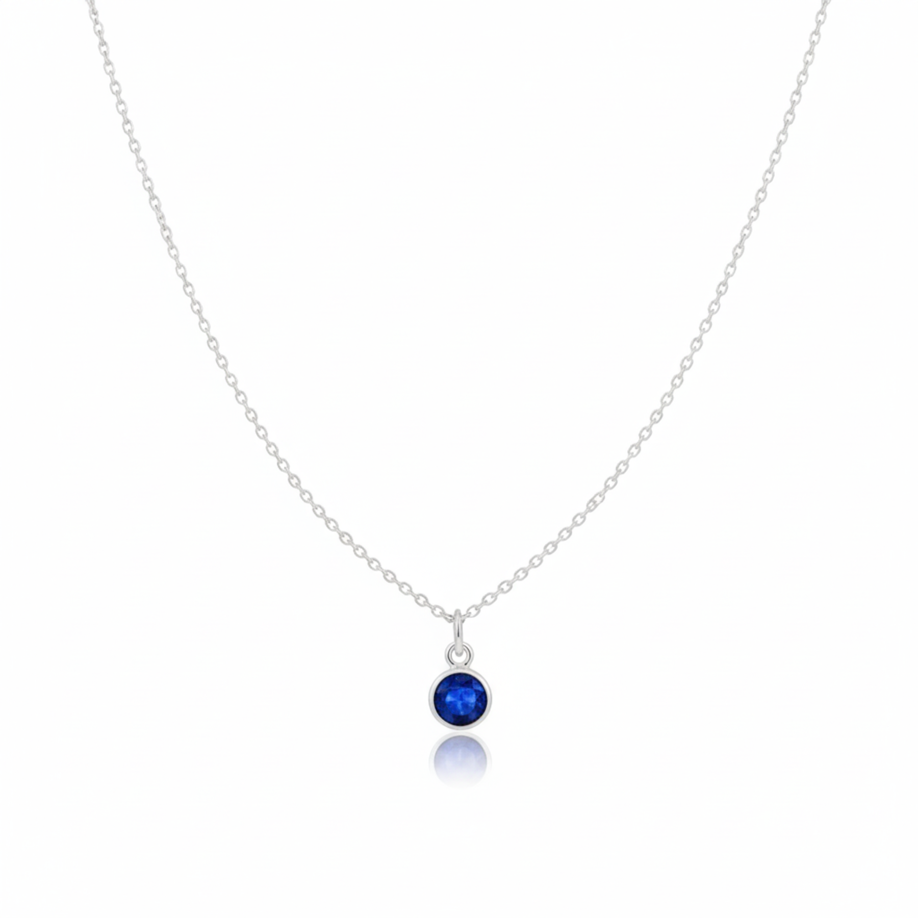 Sapphire Birthstone Necklace