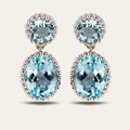 Silver Sky Blue Topaz Aurelia Earrings