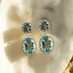 Silver Sky Blue Topaz Aurelia Earrings