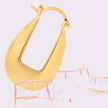 Pendientes de aro Silver Drop para silla de montar