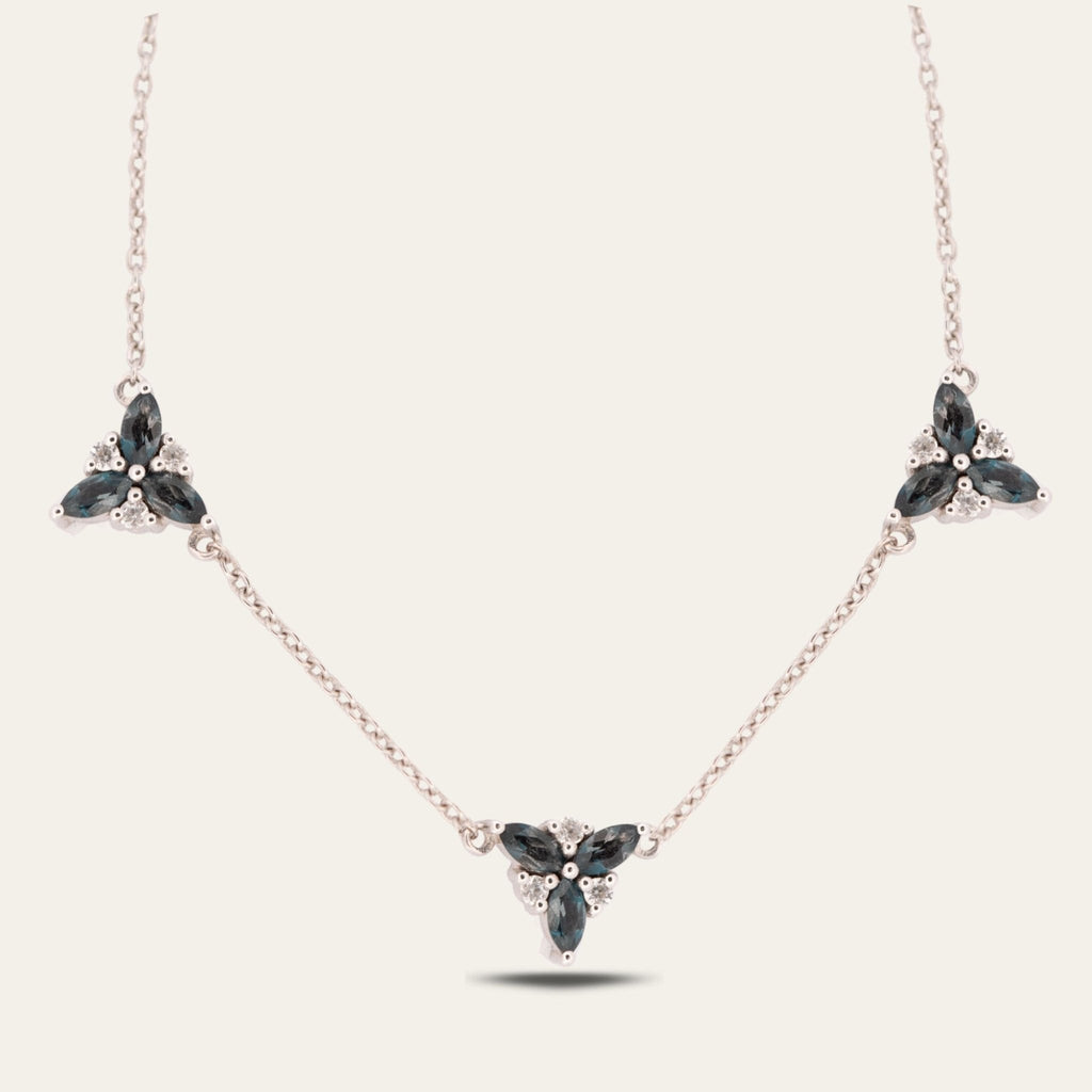 Silver Topaz Necklace - Galene
