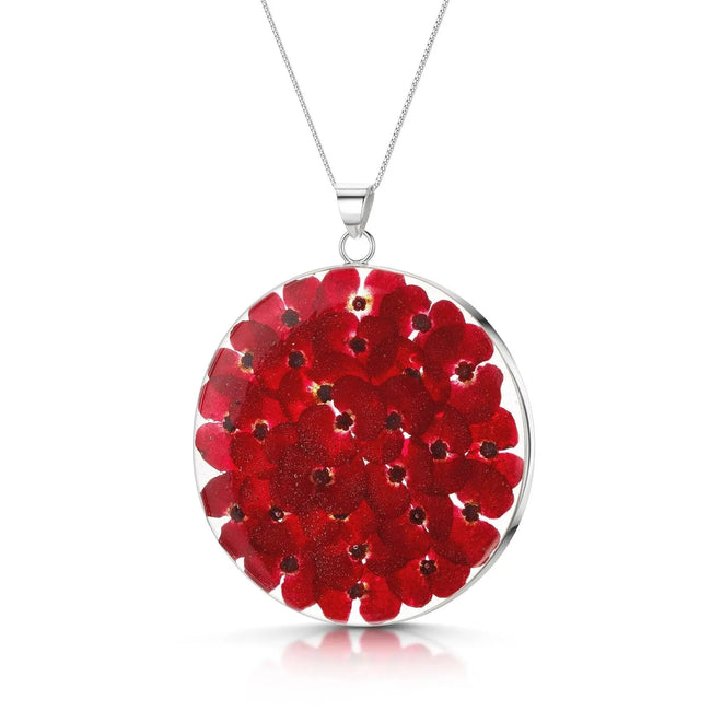 Poppy Full Moon Large Pendant Necklace