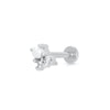 Hannah Martin Pearl & Sparkle Single Flat Back Earring