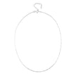Purple Haze Silver Teardrop Large Pendant Necklace