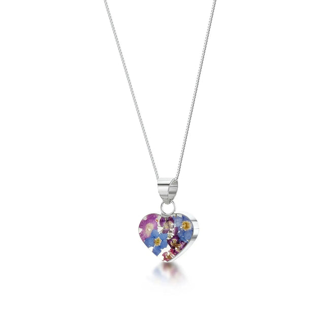 Purple Haze Heart Pendant Necklace