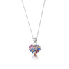 Purple Haze Heart Pendant Necklace