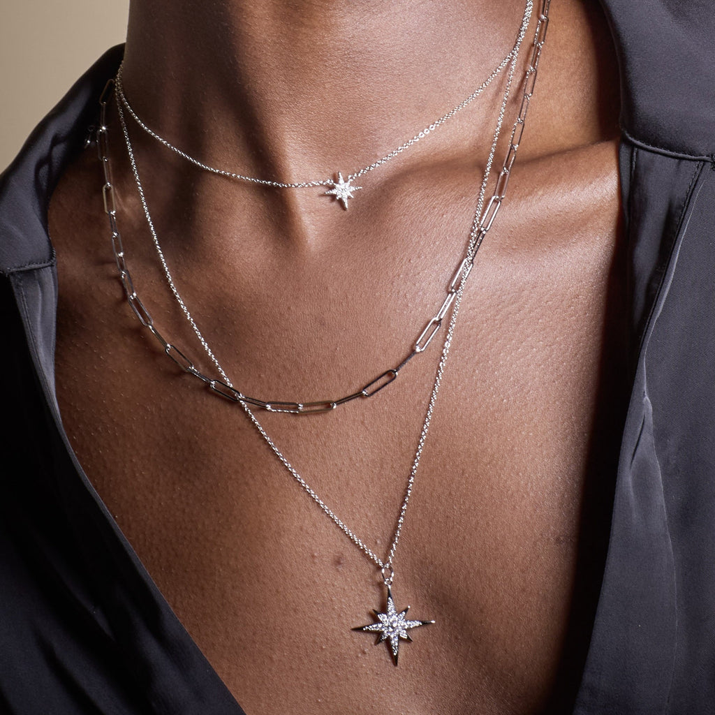 Starburst Necklace with Slider Clasp