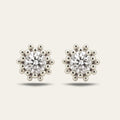 Silver White Topaz Seren Studs
