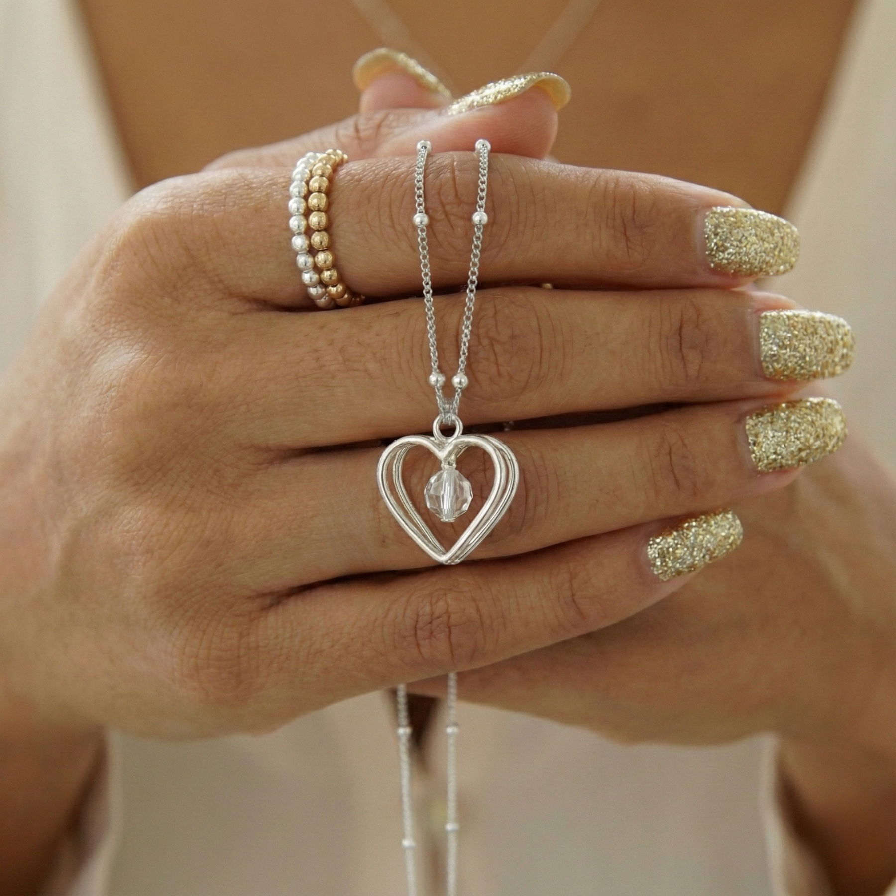 Crystal Heart Necklace