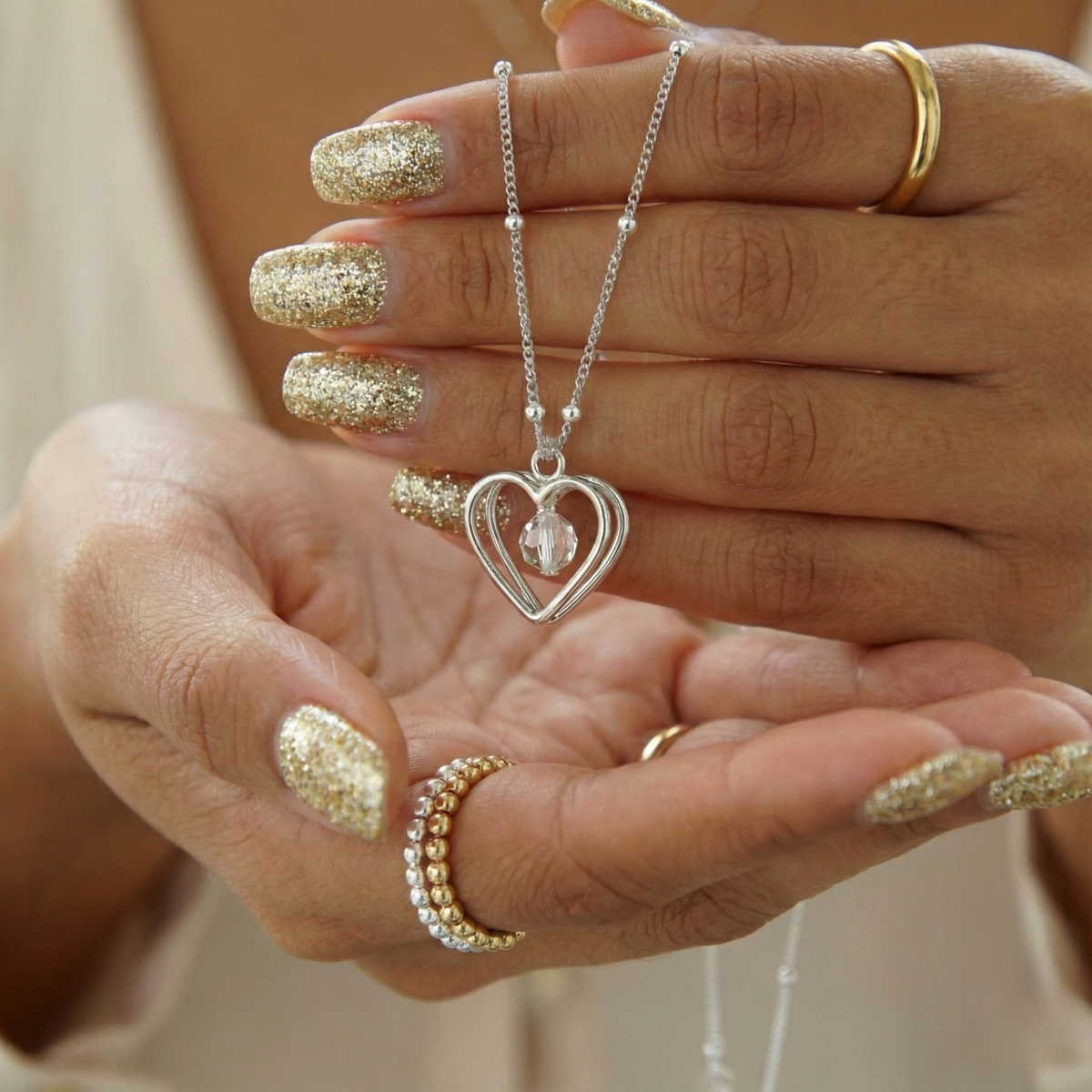 Crystal Heart Necklace