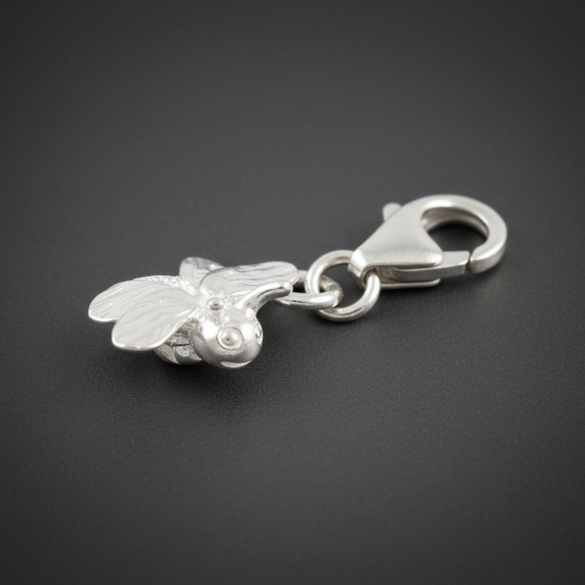 Bumble Bee Silver Charm