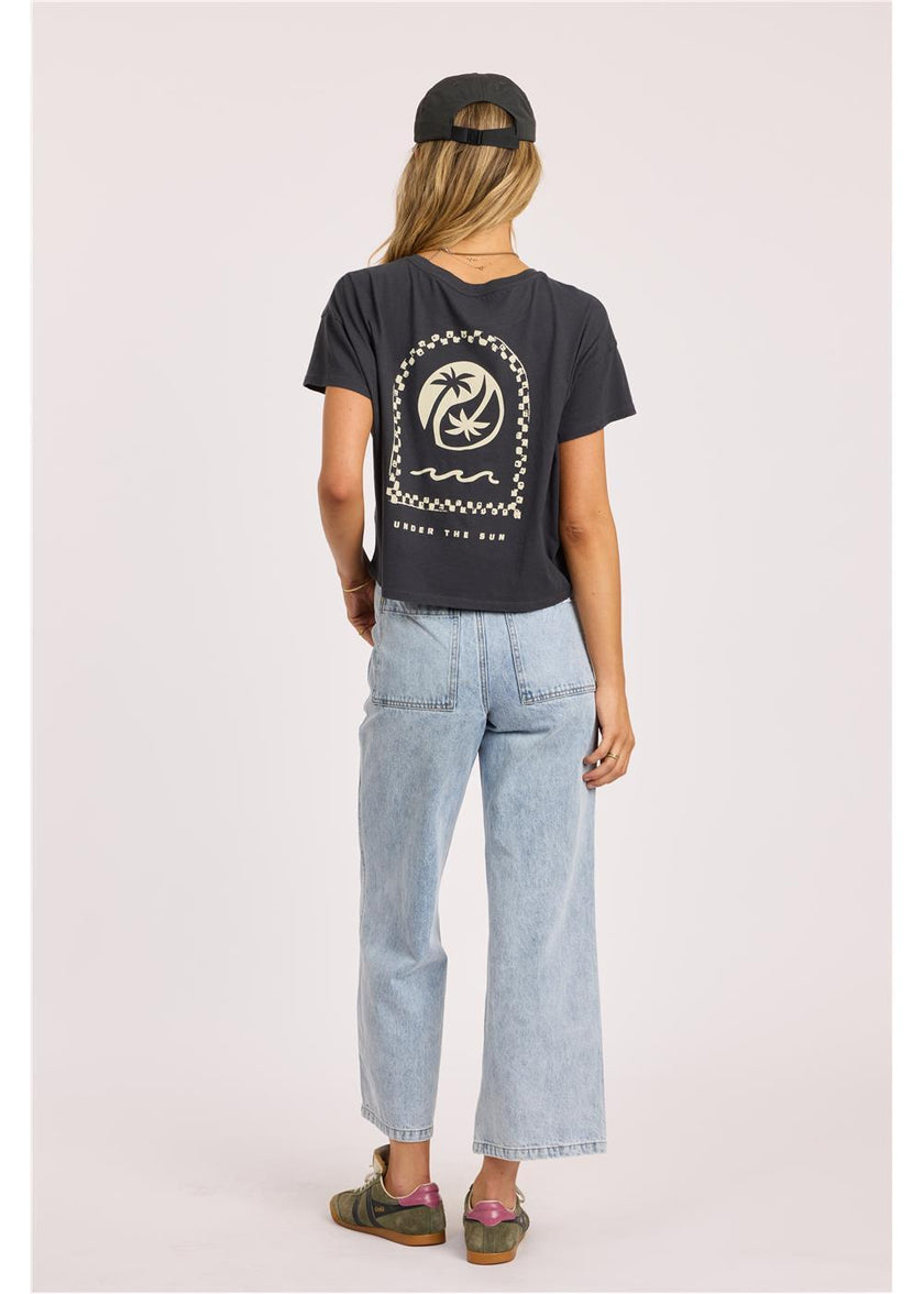Sisstr Daybreak Crop Knit Tee