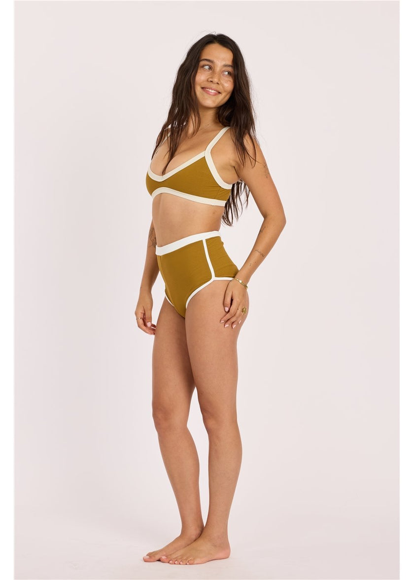 Parte de abajo de bikini de talle alto Sisstre Rising Tides