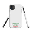 Christian Nation - Snap Case for iPhone®