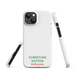 Christian Nation - Snap Case for iPhone®