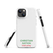 Christian Nation - Snap Case for iPhone®