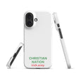 Christian Nation - Snap Case for iPhone®
