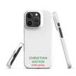 Christian Nation - Snap Case for iPhone®