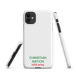Christian Nation - Snap Case for iPhone®