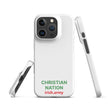 Christian Nation - Snap Case for iPhone®