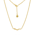 Medusa Reversible Gold Necklace