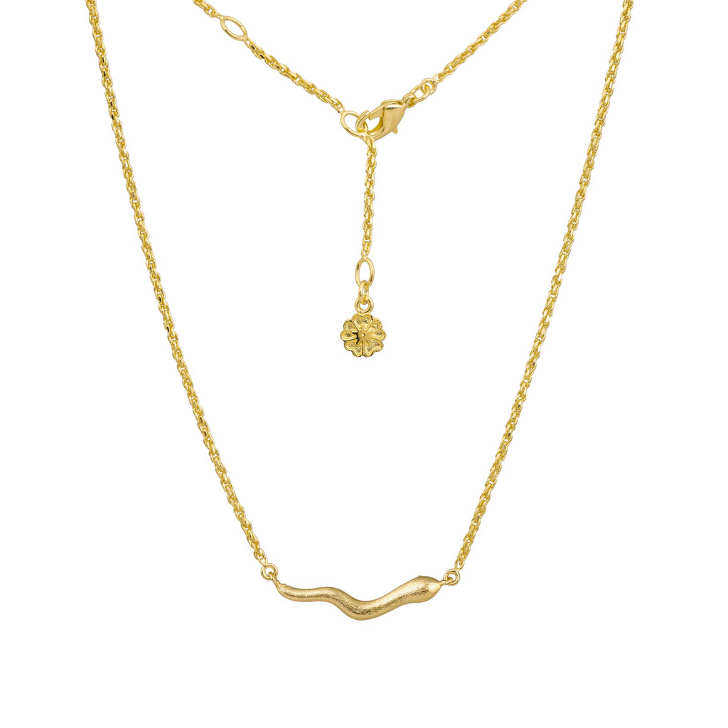 Medusa Reversible Gold Necklace