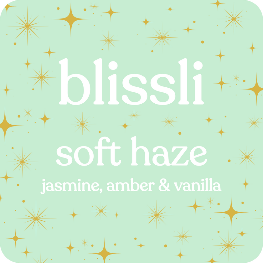 soft haze – jasmine, amber & vanilla 220g soy candle