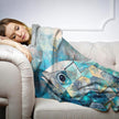 Geometric Fish Elegance Blanket