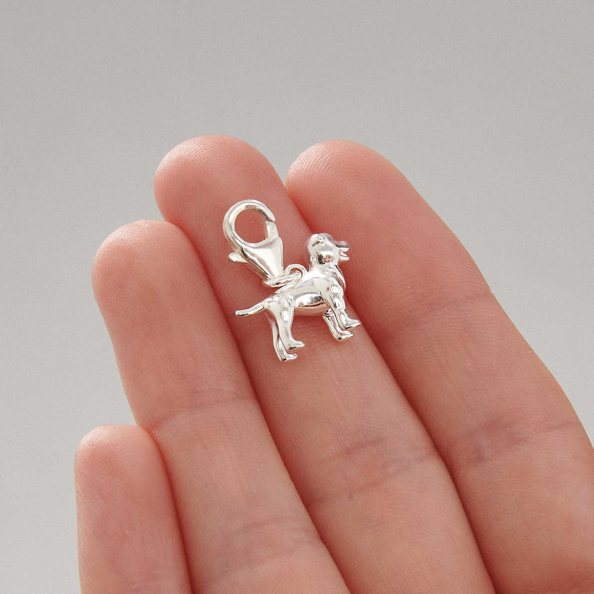 Staffordshire Bullterrier Silber Hund Charm