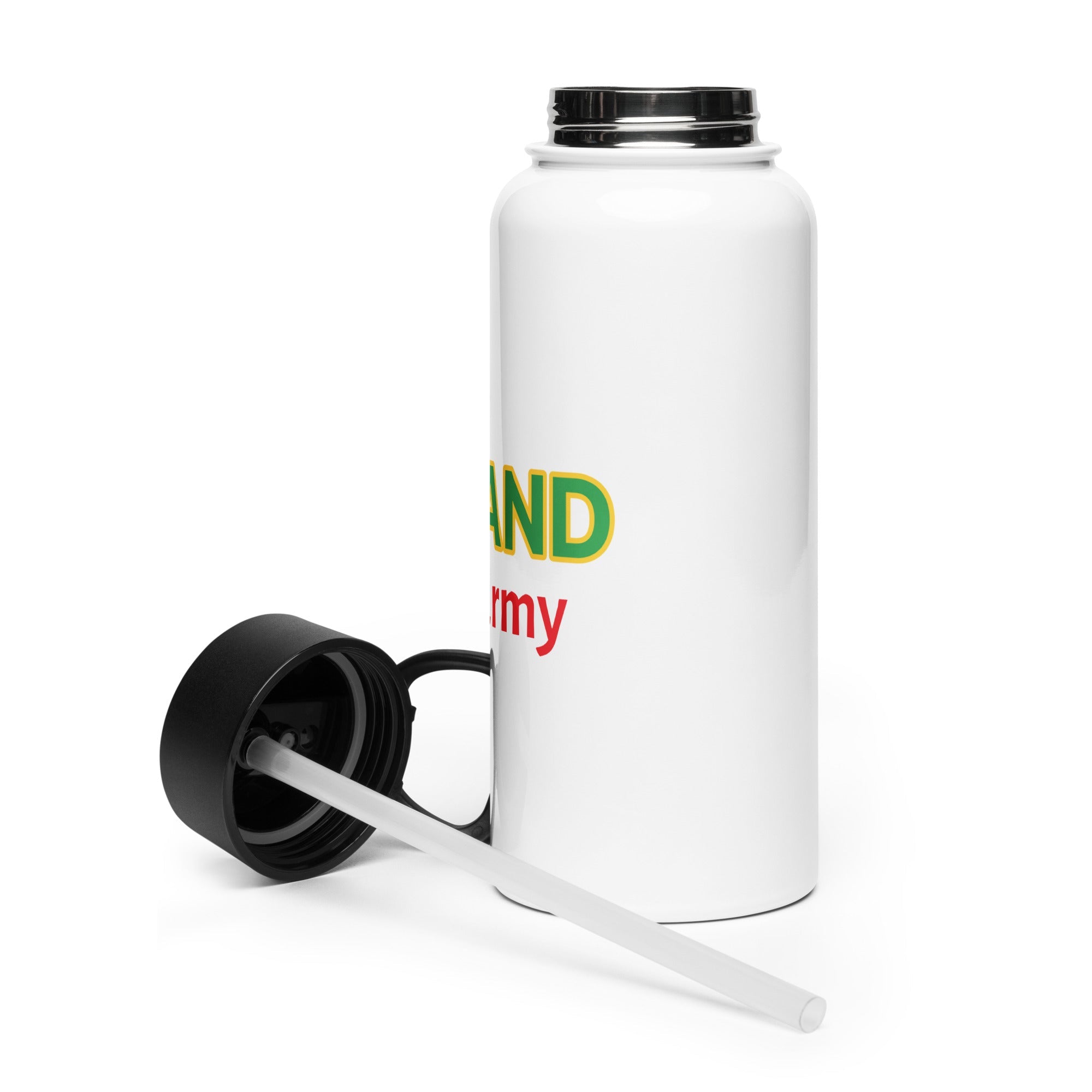 IRELAND - Stainless Steel Water Bottle With A Straw Lid