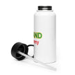 IRELAND - Stainless Steel Water Bottle With A Straw Lid