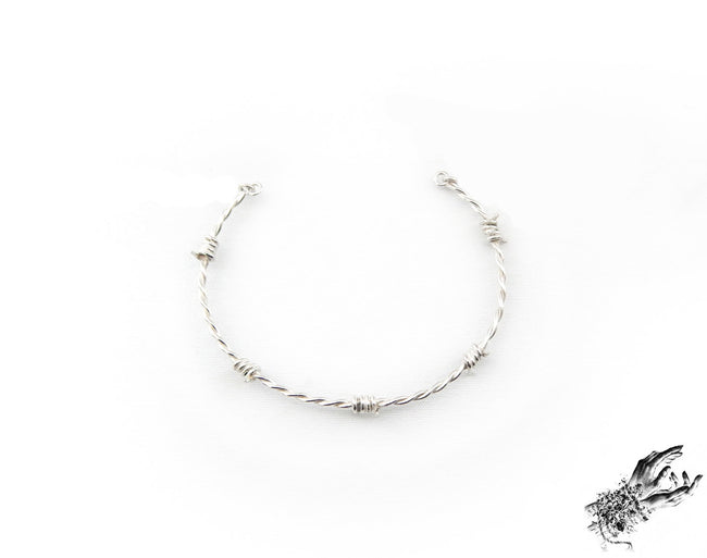 Pulsera de alambre de púas de acero inoxidable