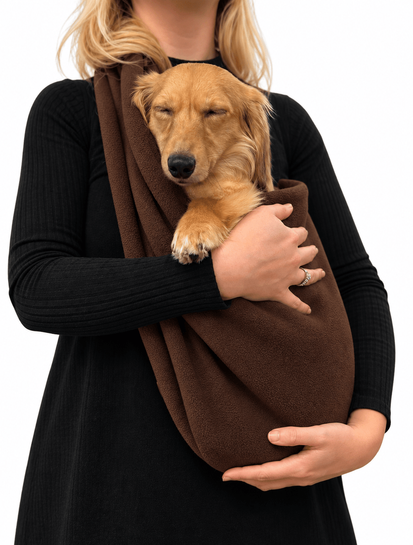 Plain Polar Fleece Dog Sling - Standard, Petite and Long Strap Sizes