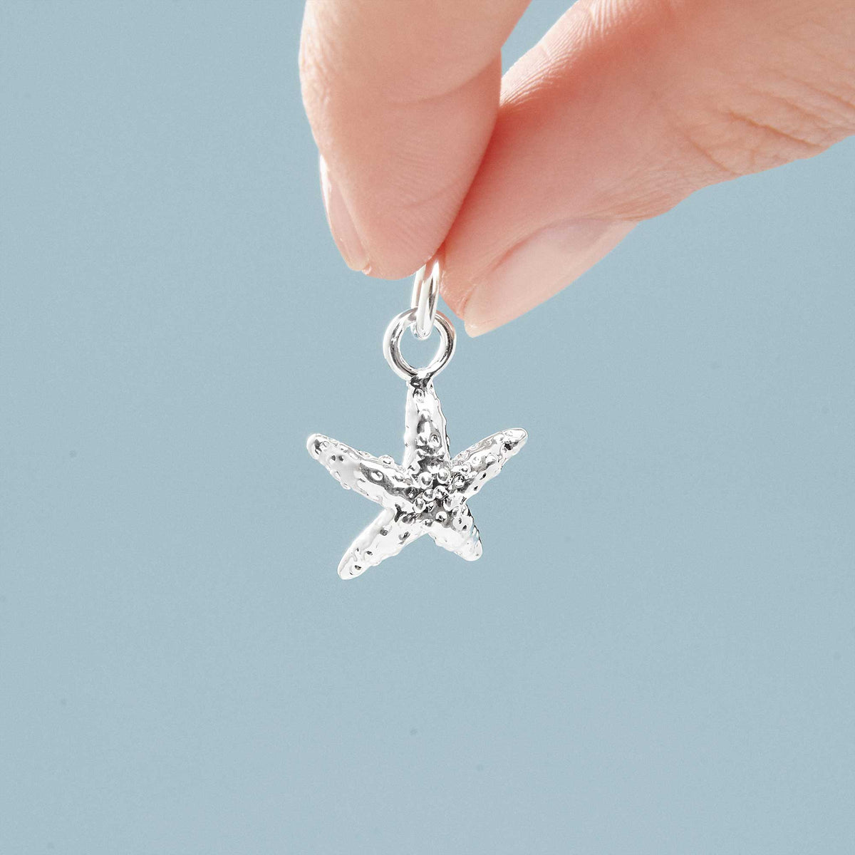Starfish Silver Charm