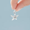 Starfish Silver Charm