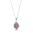 Purple Haze Teardrop Pendant Necklace