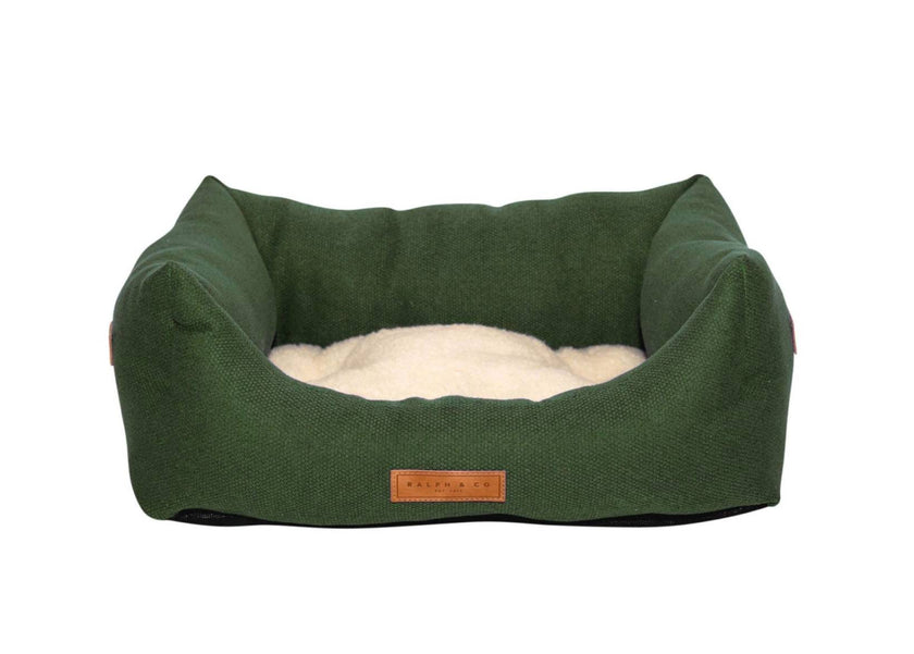 THE RICHMOND | LUXURY GREEN BOLSTER DOG BED
