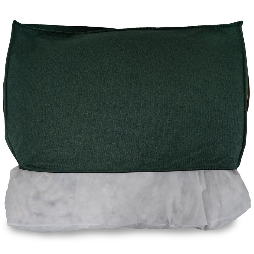 THE RICHMOND | LUXURY GREEN FLAT PILLOW DOG BED