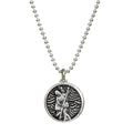 Storm Guardian Small Silver St Christopher Necklace