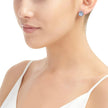 Forget-Me-Not Round Stud Earrings