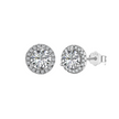 Round Halo studs