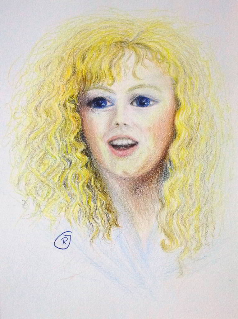 Sunny Smile, Sketch of a Smiling Girl