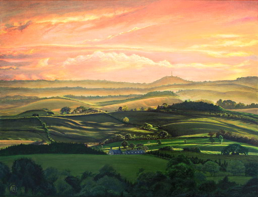 Sunset Landscape Close to Bellingham