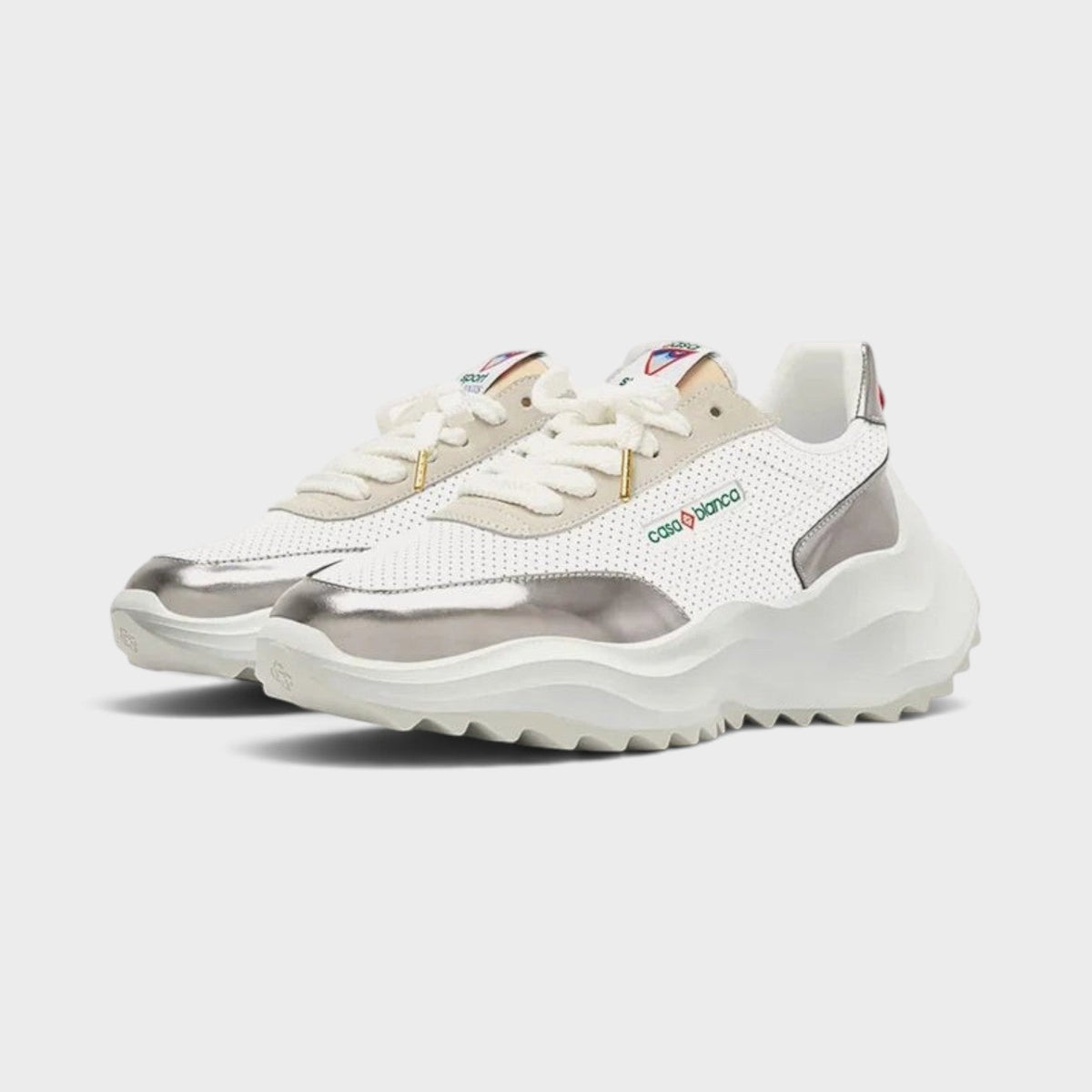 Atlantis Sneaker White Chrome White