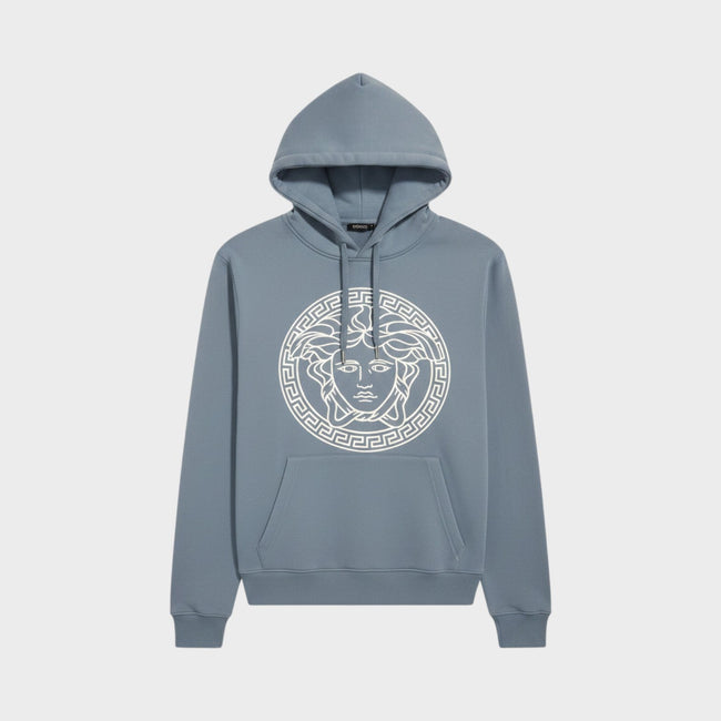 Medusa Logo Hoodie Baby Blue