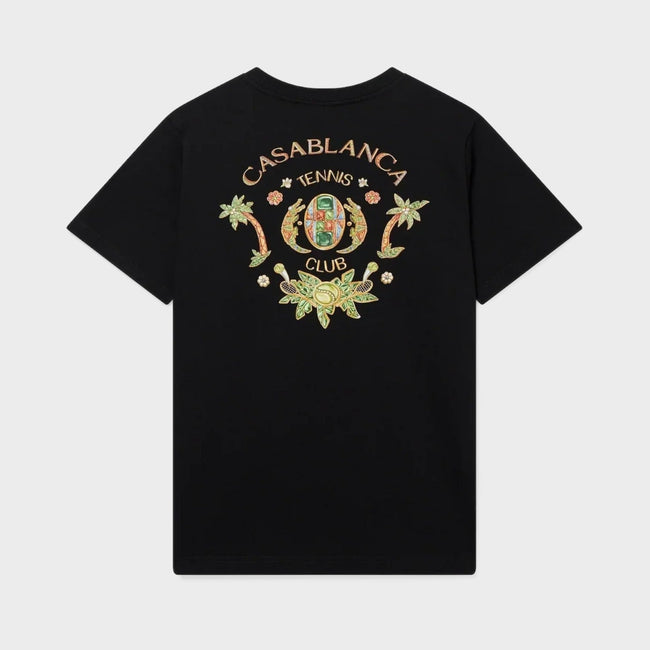 Camiseta de manga corta Joyaux D'Afrique Tennis Club negra