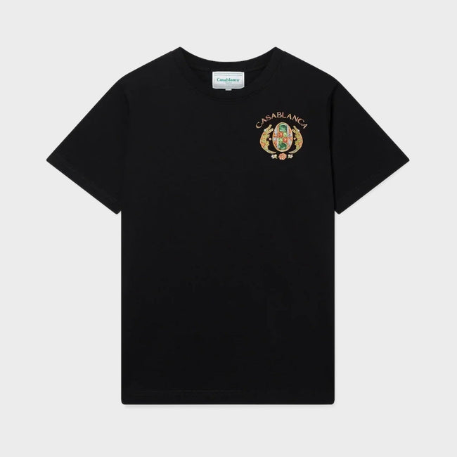 Camiseta de manga corta Joyaux D'Afrique Tennis Club negra